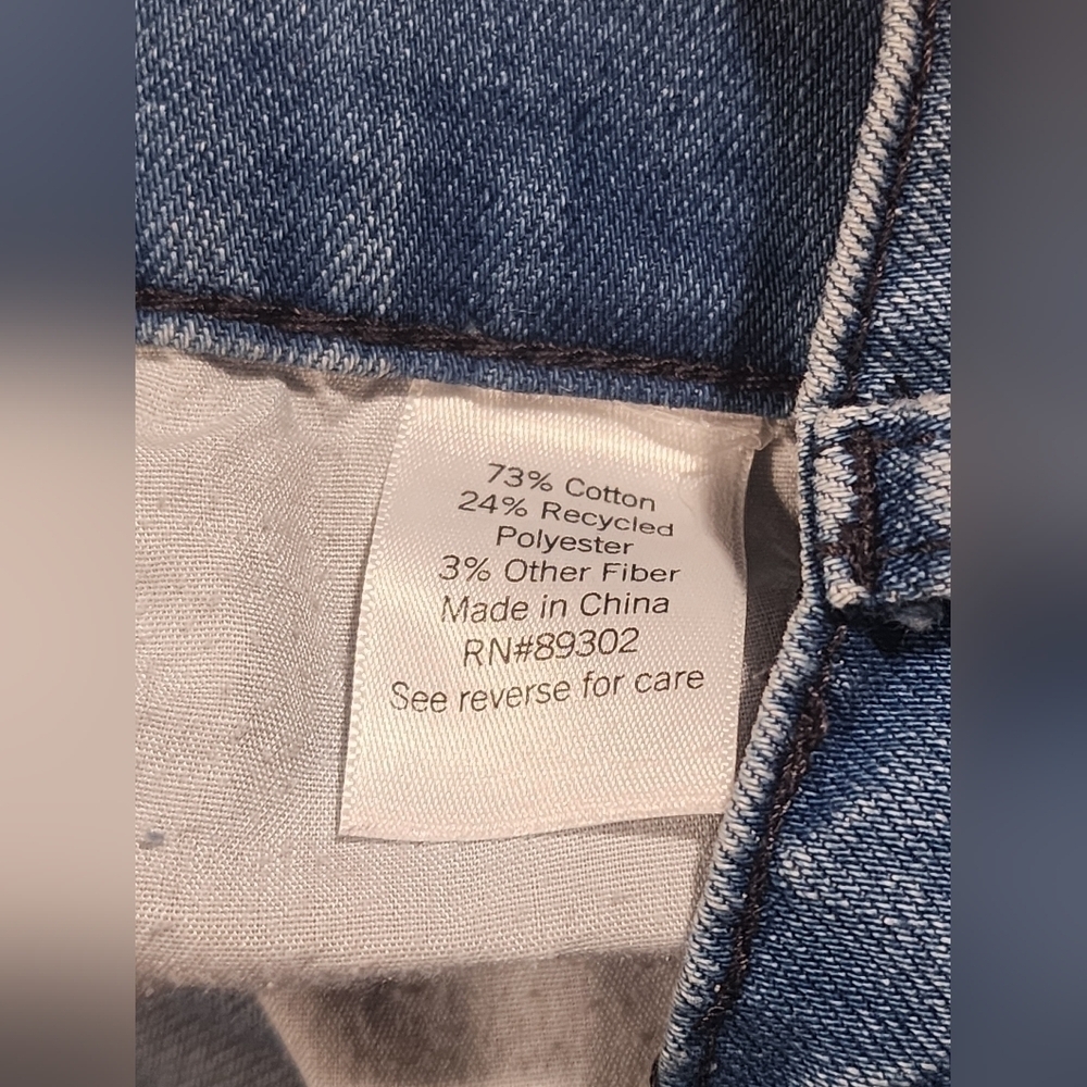 SO Goods for Life Jeans Size 11/30W Super High Rise Straight Wide Leg Di… - Picture 7 of 16